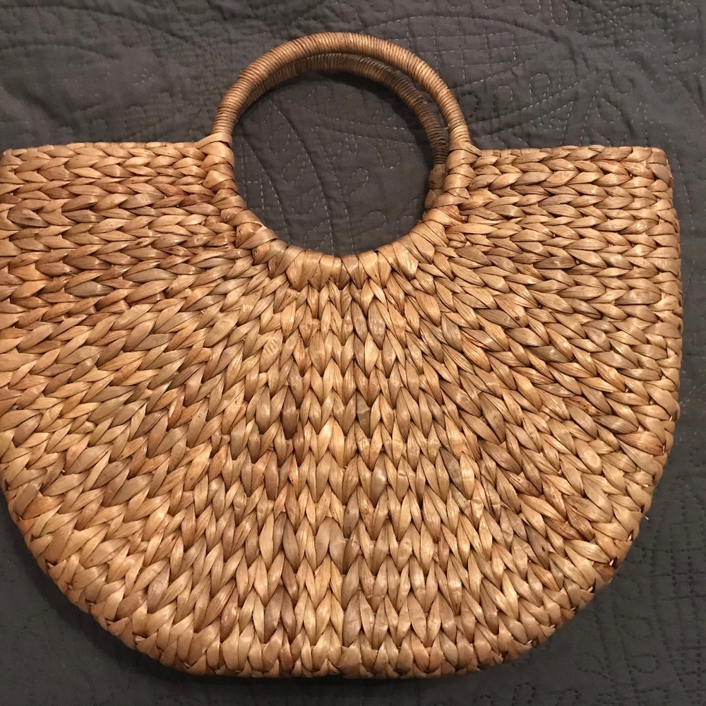 Large Straw Tote - image 1